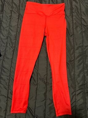 Zyia LNT High-Waist Red Active Leggings for Women